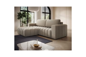 Seksjon Eltap Bonett 250x175x92 cm - Royal 20, Beige, Venstre - Møbler - Sofaer - Sovesofaer - Sovesofa divan