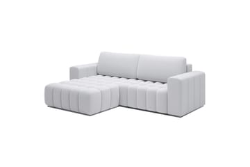 Seksjon Eltap Bonett 250x175x92 cm - Solar 01, Hvit, Venstre - Møbler - Sofaer - Sovesofaer - Sovesofa divan