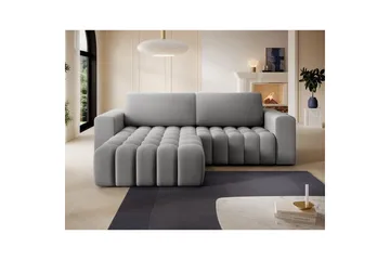 Seksjon Eltap Bonett 250x175x92 cm - Paros 05, Lysegrå, Venstre - Møbler - Sofaer - Sovesofaer - Sovesofa divan