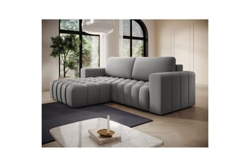 Seksjon Eltap Bonett 250x175x92 cm - Paros 05, Lysegrå, Venstre - Møbler - Sofaer - Sovesofaer - Sovesofa divan