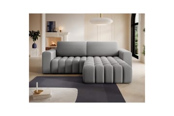 Seksjon Eltap Bonett 250x175x92 cm - Paros 05, Lysegrå, Høyre - Møbler - Sofaer - Sovesofaer - Sovesofa divan