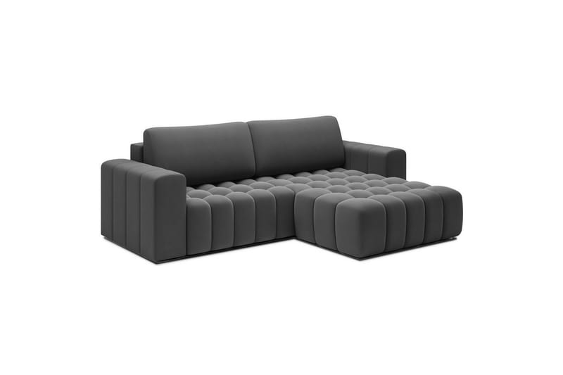 Seksjon Eltap Bonett 250x175x92 cm - Paros 06, grå, Høyre - Møbler - Sofaer - Sovesofaer - Sovesofa divan