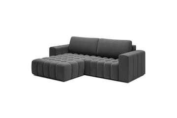 Seksjon Eltap Bonett 250x175x92 cm - Paros 06, grå, Venstre - Møbler - Sofaer - Sovesofaer - Sovesofa divan