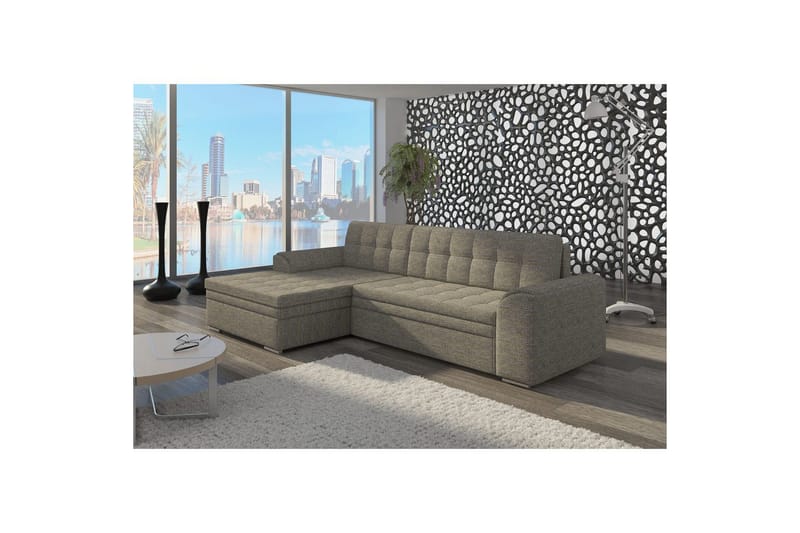 Seksjon Eltap Conforti 275x165x78 cm, Berlin 01, Grå, Venstre