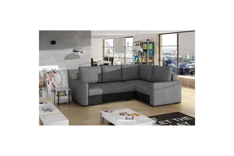Seksjon Eltap Corona 235x162x90 cm - Sawana 21, Soft 11, Høyre - Møbler - Sofaer - Sovesofaer - Hjørnesovesofa