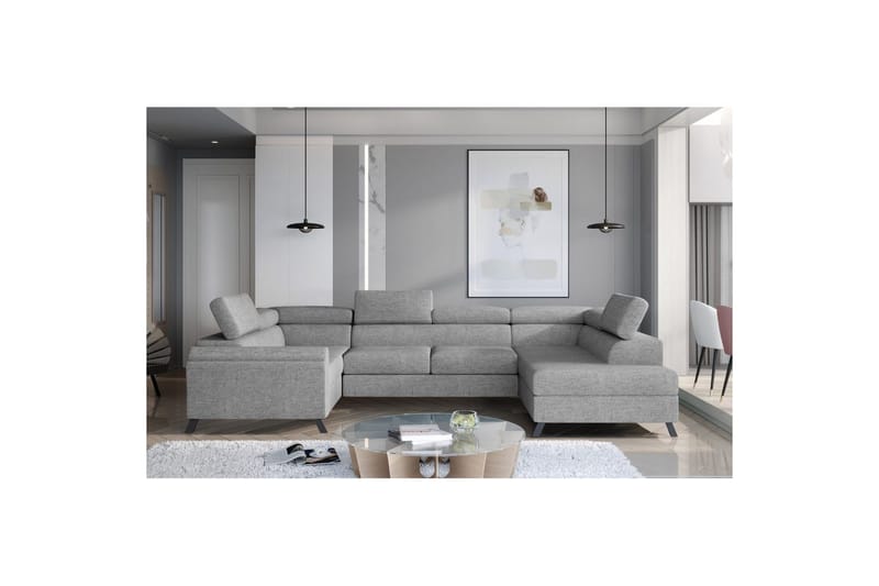 Seksjon Eltap Escada 336x200x92 cm - Sawana 21, Høyre - Møbler - Sofaer - Sovesofaer - Hjørnesovesofa