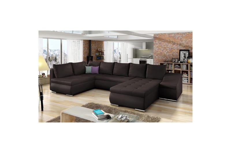 Seksjon Eltap Giovanni 351x82x190 cm - Soft 66, Høyre - Møbler - Sofaer - Sovesofaer - Hjørnesovesofa