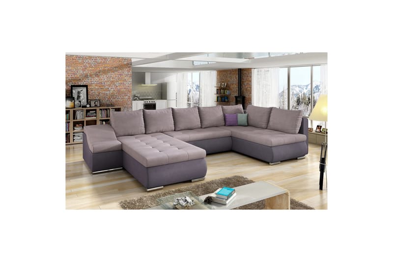 Seksjon Eltap Giovanni 351x82x190 cm - Soro 61, Soro 65, Venstre - Møbler - Sofaer - Sovesofaer - Hjørnesovesofa