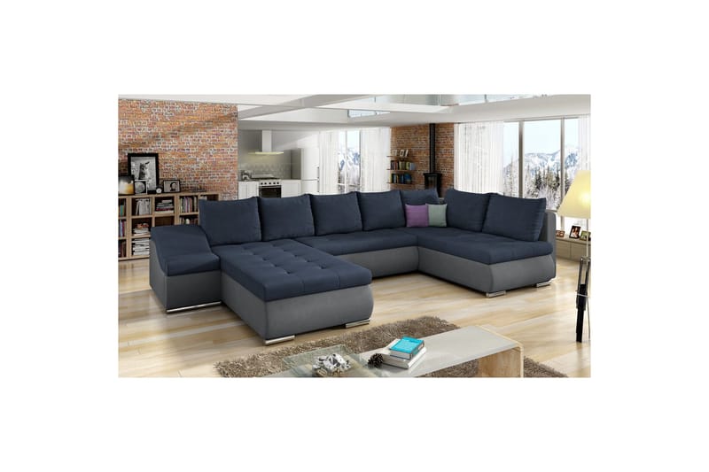 Seksjon Eltap Giovanni 351x82x190 cm - Soro 76, Soro 93, Venstre - Møbler - Sofaer - Sovesofaer - Hjørnesovesofa