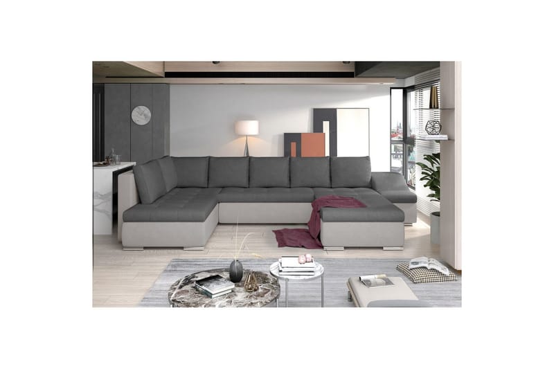 Seksjon Eltap Giovanni 351x82x190 cm - Soro 93, Soro 83, Høyre - Møbler - Sofaer - Sovesofaer - Hjørnesovesofa