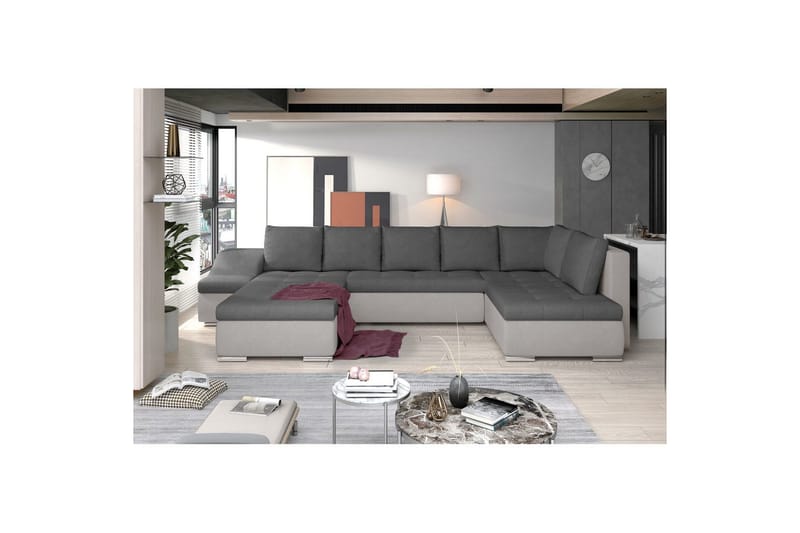 Seksjon Eltap Giovanni 351x82x190 cm - Soro 93, Soro 83, Venstre - Møbler - Sofaer - Sovesofaer - Hjørnesovesofa