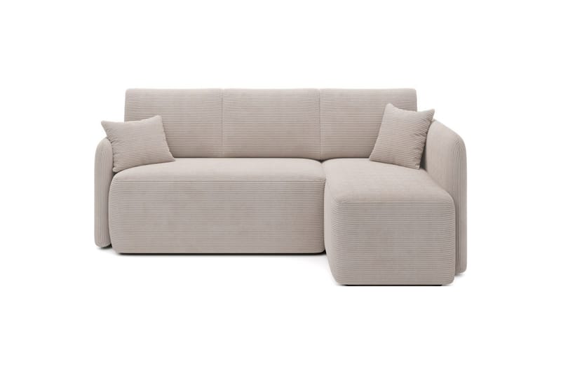 Seksjon Eltap Hadson 206x150x89 cm, Jarell 18, Lys Beige, Høyre