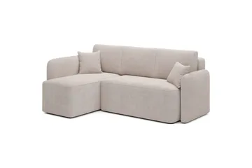 Seksjon Eltap Hadson 206x150x89 cm - Jarell 18, Lys Beige, Venstre - Møbler - Sofaer - Sovesofaer - Sovesofa divan