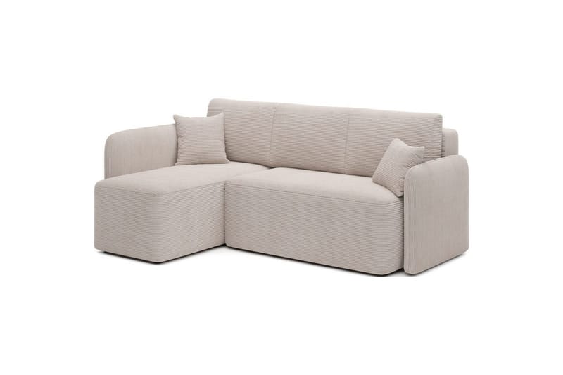 Seksjon Eltap Hadson 206x150x89 cm - Jarell 18, Lys Beige, Venstre - Møbler - Sofaer - Sovesofaer - Sovesofa divan