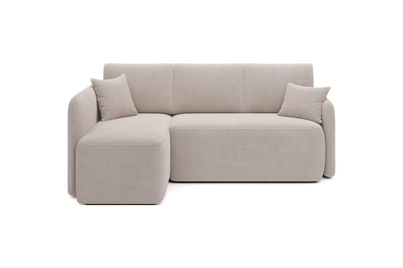 Seksjon Eltap Hadson 206x150x89 cm, Jarell 18, Lys Beige, Venstre