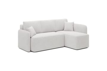 Seksjon Eltap Hadson 206x150x89 cm - Royal 01, Hvit, Høyre - Møbler - Sofaer - Sovesofaer - Sovesofa divan