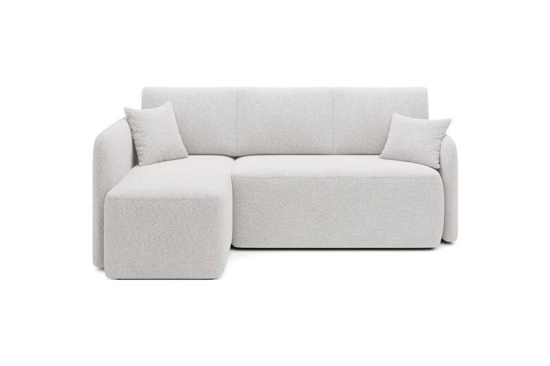 Seksjon Eltap Hadson 206x150x89 cm - Royal 01, Hvit, Venstre - Møbler - Sofaer - Sovesofaer - Sovesofa divan
