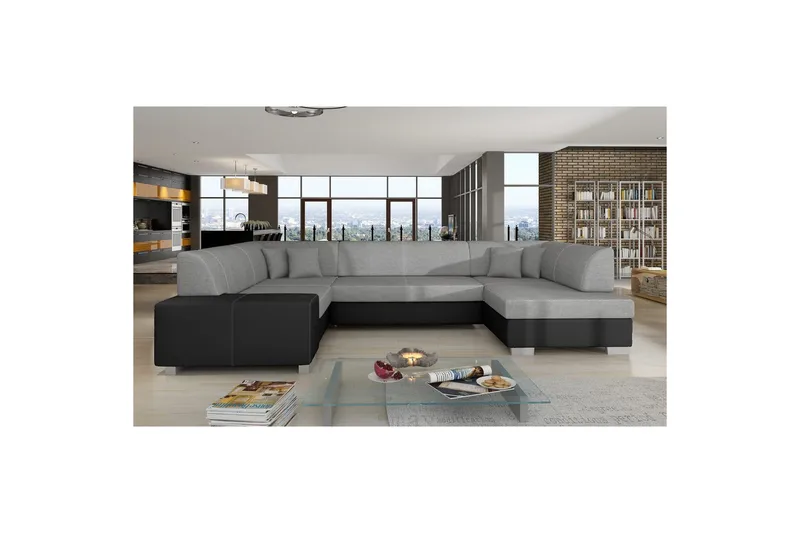 Seksjon Eltap Isloren 322x204x72 cm - Sawana 21, Soft 11, Høyre - Møbler - Sofaer - Sovesofaer - Hjørnesovesofa