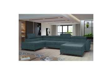 Seksjon Eltap Josette 360x200x92 cm - Grande 75, Grønn, Venstre - Møbler - Sofaer - Sovesofaer - Sovesofa divan