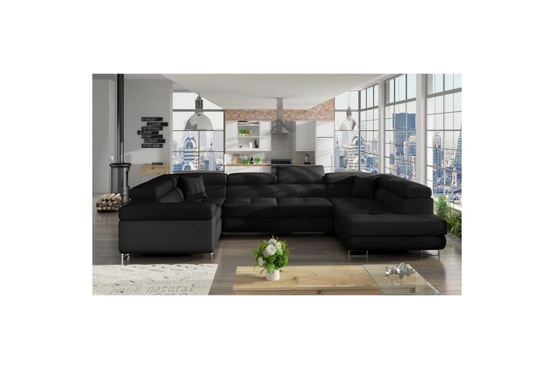 Seksjon Eltap Letto 340x202x90 cm - Sawana 14, Soft 11, Høyre - Møbler - Sofaer - Sovesofaer - Hjørnesovesofa