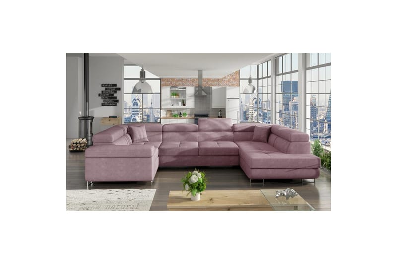 Seksjon Eltap Letto 340x202x90 cm - Soro 61, Høyre - Møbler - Sofaer - Sovesofaer - Hjørnesovesofa