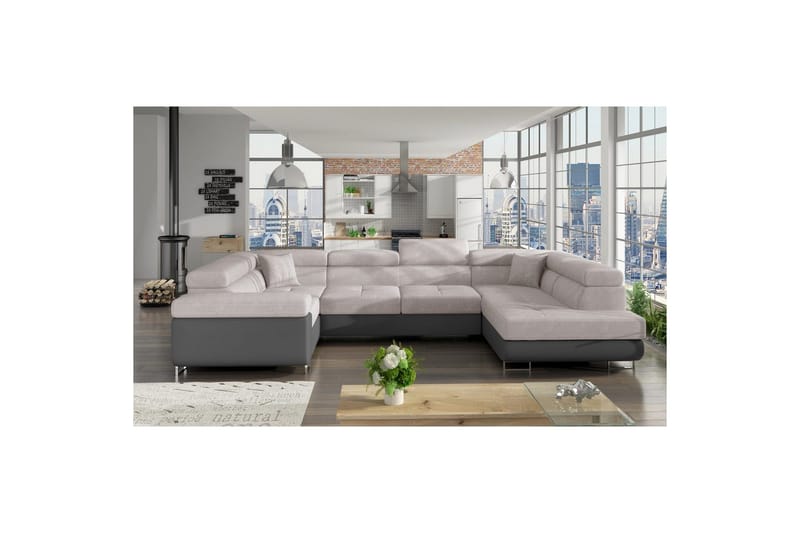 Seksjon Eltap Letto 340x202x90 cm - Soro 83, Soft 29, Høyre - Møbler - Sofaer - Sovesofaer - Hjørnesovesofa