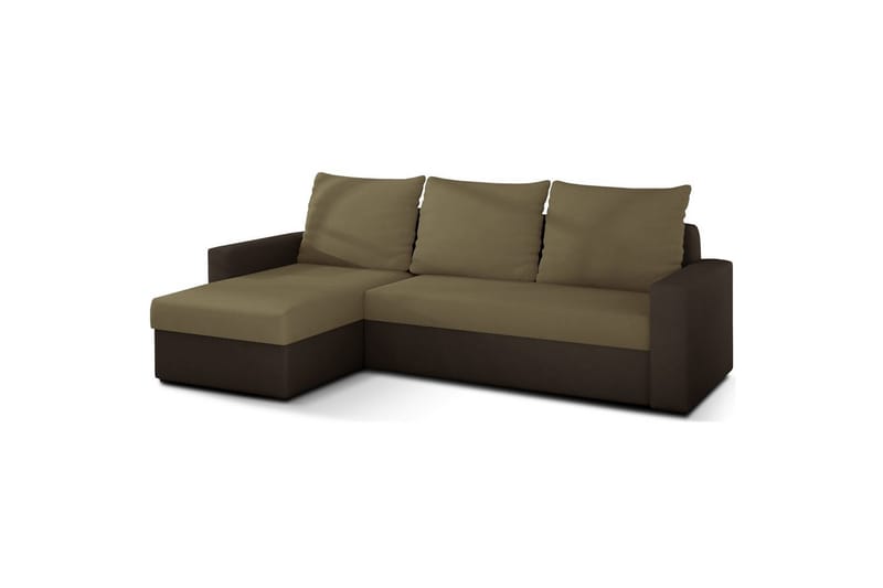 Seksjon Eltap Livio 237x150x72 cm - Alova 07, Alova 67, Beige, Brun - Møbler - Sofaer - Sovesofaer - Sovesofa divan