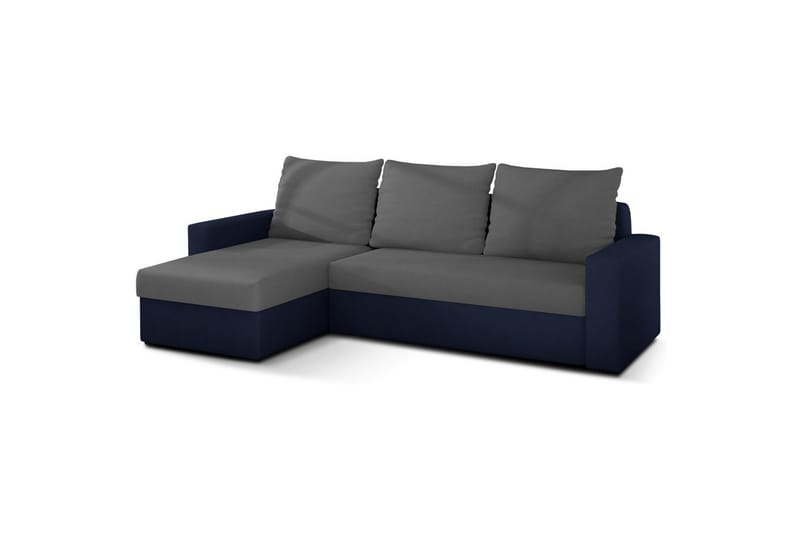 Seksjon Eltap Livio 237x150x72 cm - Alova 10, Alova 79, Grå, Blå - Møbler - Sofaer - Sovesofaer - Sovesofa divan