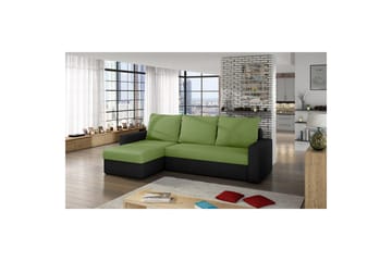 Seksjon Eltap Livio 237x150x72 cm - Alova 42, Alova, Grønn, Svart - Møbler - Sofaer - Sovesofaer - Sovesofa divan