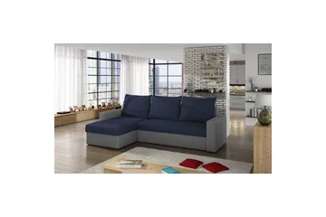 Seksjon Eltap Livio 237x150x72 cm - Alova 79, Alova 10, Blå, Grå - Møbler - Sofaer - Sovesofaer - Sovesofa divan