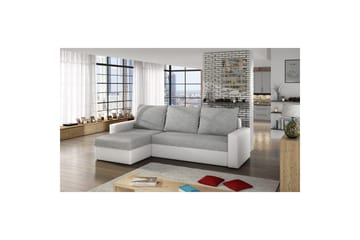 Seksjon Eltap Livio 237x150x72 cm - Sawana 21, Myk 17, Grå, Hvit - Møbler - Sofaer - Sovesofaer - Sovesofa divan