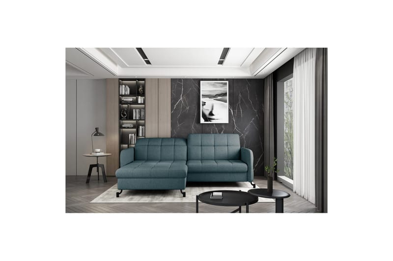 Seksjon Eltap Lorelle 225x160x105 cm - Grande 75, Grønn, Venstre - Møbler - Sofaer - Sovesofaer - Sovesofa divan