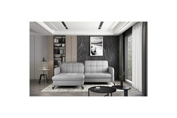 Seksjon Eltap Lorelle 225x160x105 cm - Grande 81, Grå, Venstre - Møbler - Sofaer - Sovesofaer - Sovesofa divan