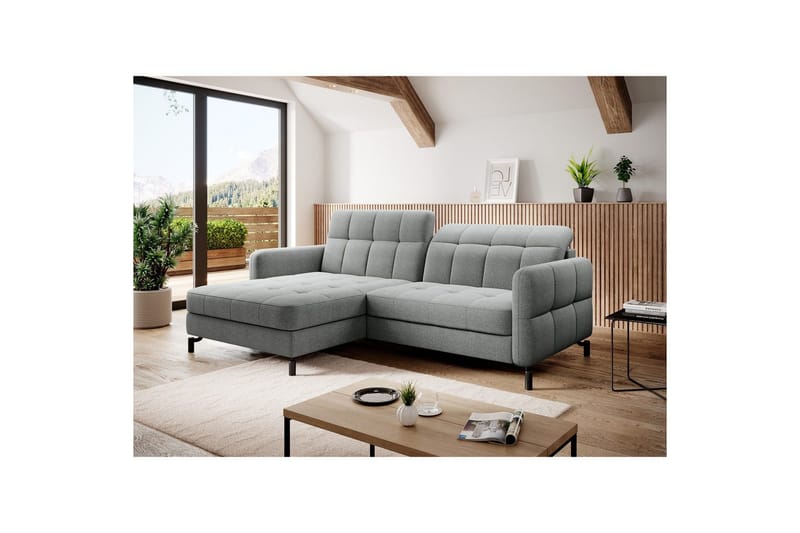 Seksjon Eltap Lorelle 225x160x105 cm, Inari 91, Grå, Venstre