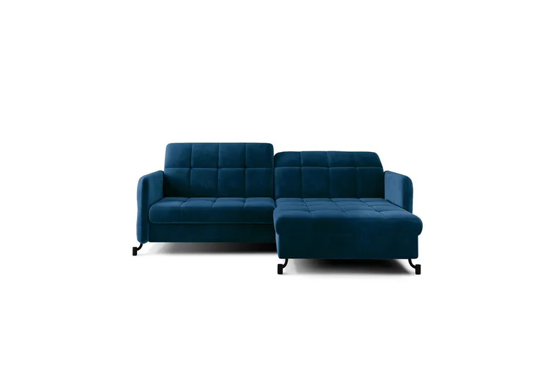 Seksjon Eltap Lorelle 225x160x105 cm - Kronos 09, Mørk Blå, Høyre - Møbler - Sofaer - Sovesofaer - Sovesofa divan
