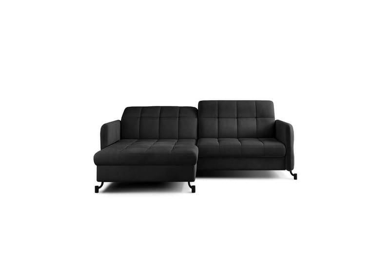 Seksjon Eltap Lorelle 225x160x105 cm - Monolith 97, Mørk Grå, Venstre - Møbler - Sofaer - Sovesofaer - Sovesofa divan