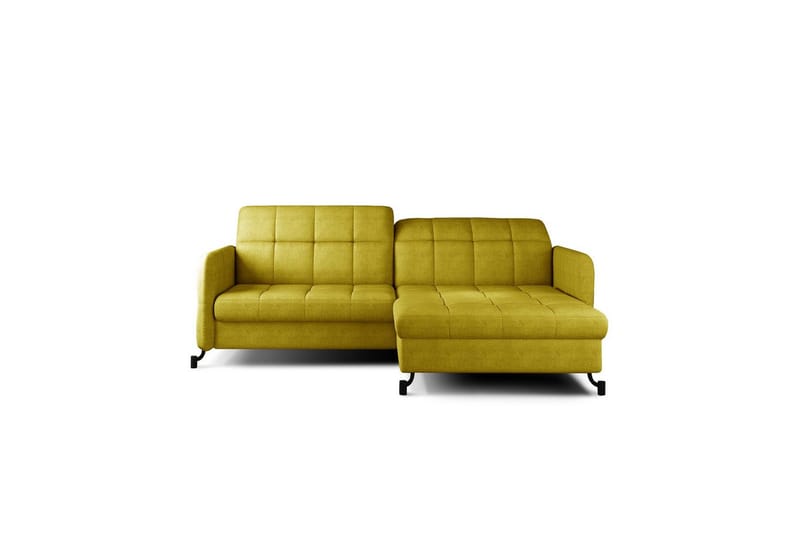 Seksjon Eltap Lorelle 225x160x105 cm - Omega 68, Gul, Høyre - Møbler - Sofaer - Sovesofaer - Sovesofa divan