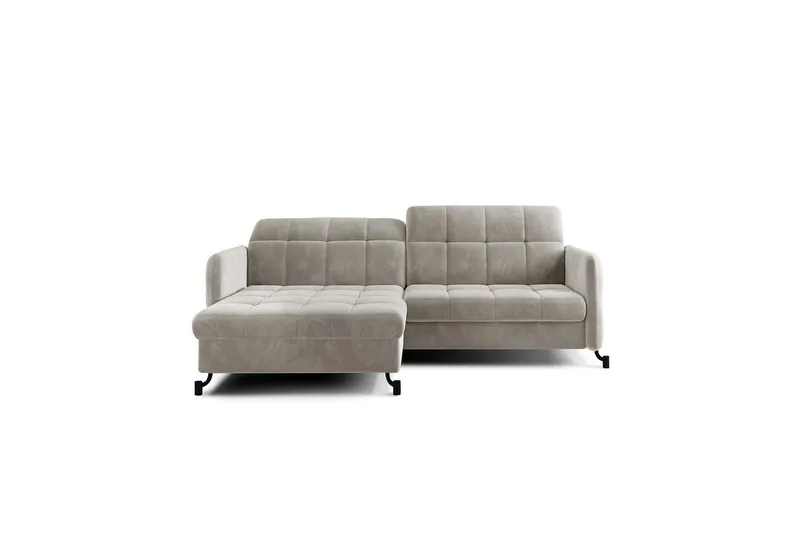 Seksjon Eltap Lorelle 225x160x105 cm - Paros 02, Beige, Venstre - Møbler - Sofaer - Sovesofaer - Sovesofa divan