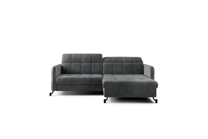 Seksjon Eltap Lorelle 225x160x105 cm - Paros 06, Grå, Høyre - Møbler - Sofaer - Sovesofaer - Sovesofa divan