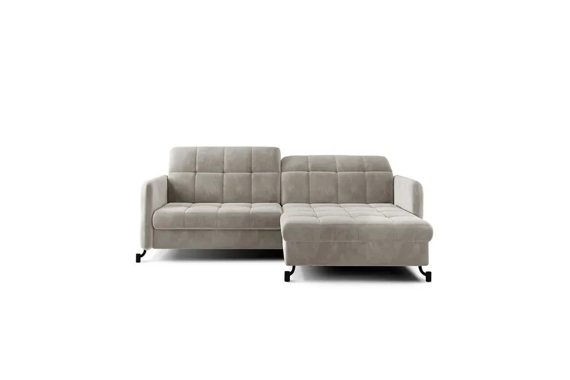 Seksjon Eltap Lorelle 225x160x105 cm - Paros 02, Beige, Høyre - Møbler - Sofaer - Sovesofaer - Sovesofa divan