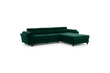 Seksjon Eltap Mariall 288x200x92 cm - Kronos 19, Mørk grønn, Høyre - Møbler - Sofaer - Sovesofaer - Sovesofa divan