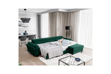 Seksjon Eltap Mariall 288x200x92 cm - Kronos 19, Mørk grønn, Høyre - Møbler - Sofaer - Sovesofaer - Sovesofa divan