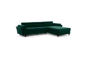 Seksjon Eltap Mariall 288x200x92 cm - Kronos 19, Mørk grønn, Høyre - Møbler - Sofaer - Sovesofaer - Sovesofa divan