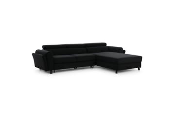 Seksjon Eltap Mariall 288x200x92 cm - Mat Velvet 99, Blå, Høyre - Møbler - Sofaer - Sovesofaer - Sovesofa divan