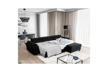 Seksjon Eltap Mariall 288x200x92 cm - Mat Velvet 99, Blå, Høyre - Møbler - Sofaer - Sovesofaer - Sovesofa divan