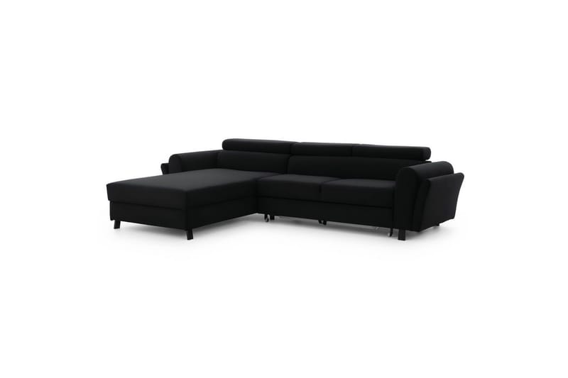 Seksjon Eltap Mariall 288x200x92 cm - Mat Velvet 99, Blå, Venstre - Møbler - Sofaer - Sovesofaer - Sovesofa divan