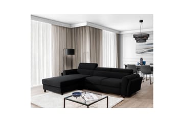 Seksjon Eltap Mariall 288x200x92 cm - Mat Velvet 99, Blå, Venstre - Møbler - Sofaer - Sovesofaer - Sovesofa divan