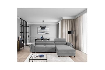 Seksjon Eltap Mariall 288x200x92 cm - Monolith 84, Lys Grå, Høyre - Møbler - Sofaer - Sovesofaer - Sovesofa divan