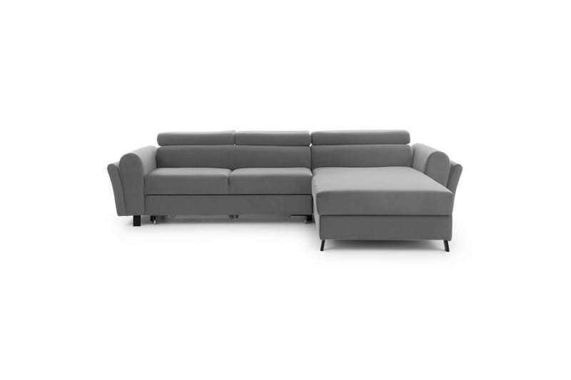 Seksjon Eltap Mariall 288x200x92 cm - Monolith 84, Lys Grå, Høyre - Møbler - Sofaer - Sovesofaer - Sovesofa divan
