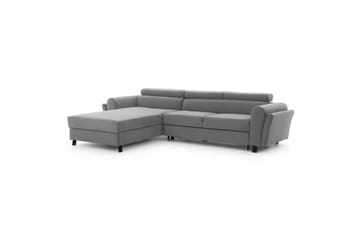 Seksjon Eltap Mariall 288x200x92 cm - Monolith 84, Lys Grå, Venstre - Møbler - Sofaer - Sovesofaer - Sovesofa divan